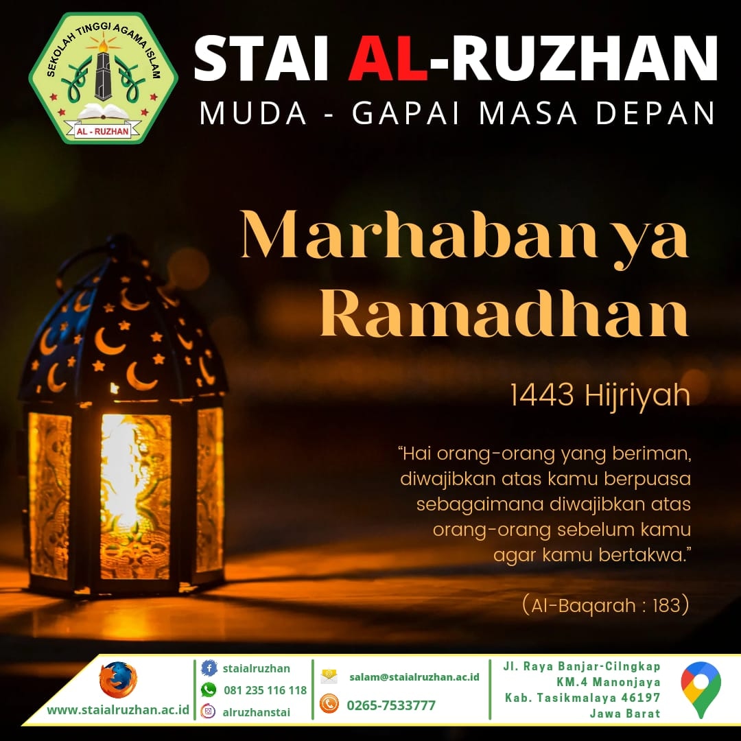 Marhaban Ya Ramadhan 1443 Hijriyah