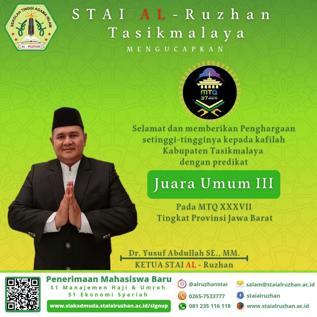 Team MTQ Kebanggaan Tasikmalaya