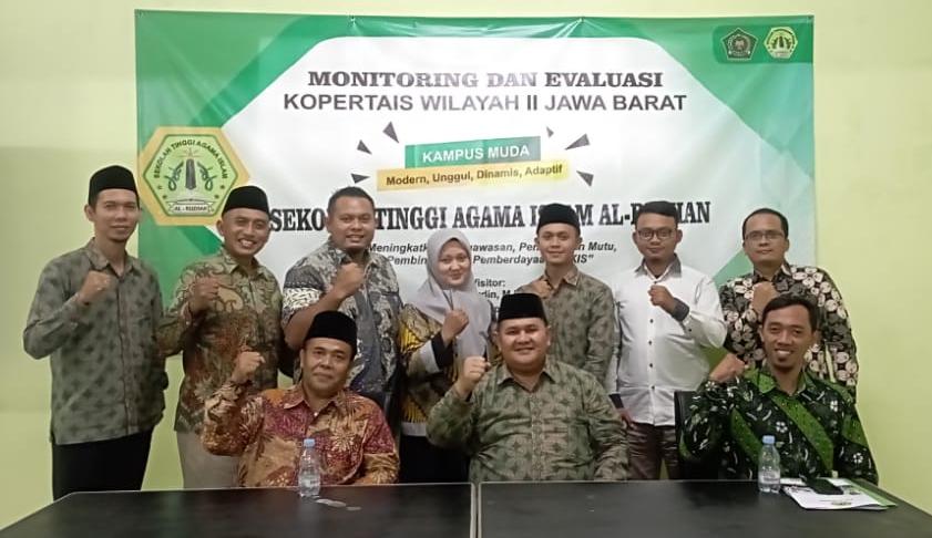 STAI AL RUZHAN TASIKMALAYA (STAR) menerima visitasi monitoring dan evaluasi dari Kopertais Wilayah II JABAR